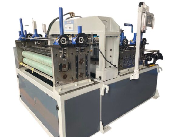slitting line09_副本 Industrial steel slitting machine with PLC control system and touch screen operation