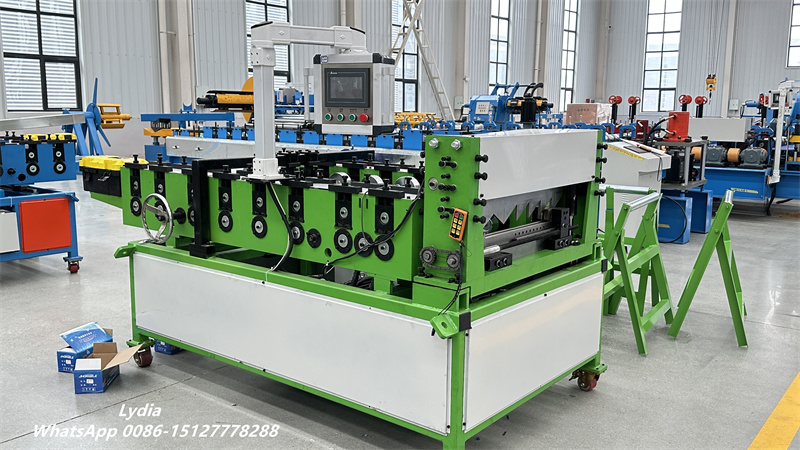 Multi-profile standing seam roof panel machine for mechanical seam and snap-lock roofing systems