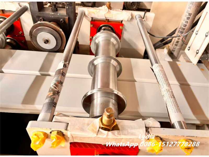 Automatic metal wall panel roll forming machine for architectural façade systems