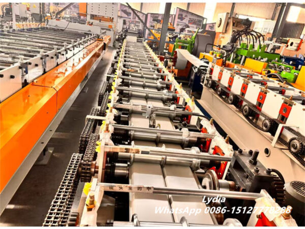 wall cladding05 Trapezoidal exterior wall cladding roll forming machine producing metal wall panels