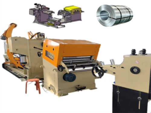 6T Hydraulic Decoiler with Leveling Machine for Metal Coil Feeding and Straightening
