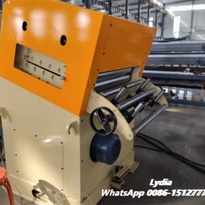6T Hydraulic decoiler0701 6T Hydraulic Decoiler with Leveling Machine for Metal Coil Feeding and Straightening