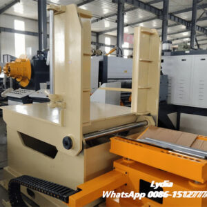 6T Hydraulic decoiler0702 2 in 1 Hydraulic Decoiler and Leveling Machine with Coil Loading Car