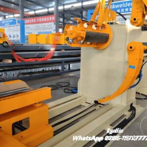 6T Hydraulic decoiler0705 Automatic Coil Uncoiler and Sheet Leveling Machine for Roll Forming Production Lines
