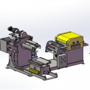 6T Hydraulic decoiler0706 Automatic Coil Uncoiler and Sheet Leveling Machine for Roll Forming Production Lines
