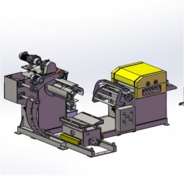 6T Hydraulic decoiler0706 Automatic Coil Uncoiler and Sheet Leveling Machine for Roll Forming Production Lines