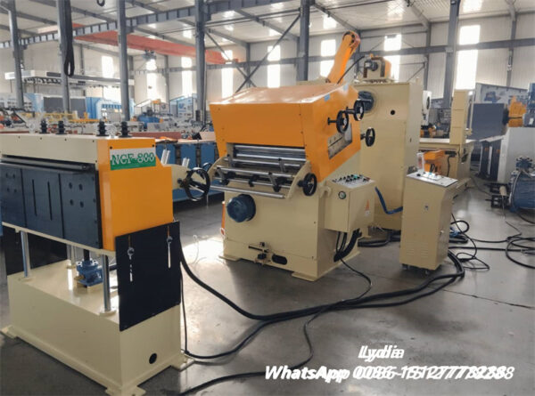 6T Hydraulic decoiler0707 Heavy Duty 6 Ton Hydraulic Decoiler with Precision Straightening Rollers