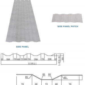 Carriage Board 101 Zhongtuo Carriage Board Roll Forming Machine Truck Body & Container Wall Panel Production Line