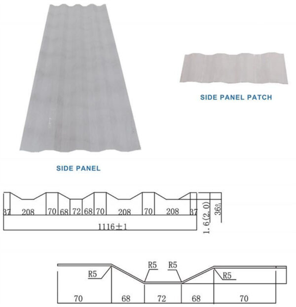 Carriage Board 101 Zhongtuo Carriage Board Roll Forming Machine Truck Body & Container Wall Panel Production Line
