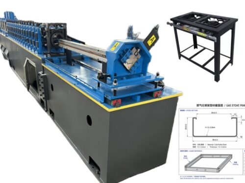 Gas Stove Frame Roll Forming Machine for Stainless Steel Kitchen Appliance Frame Production