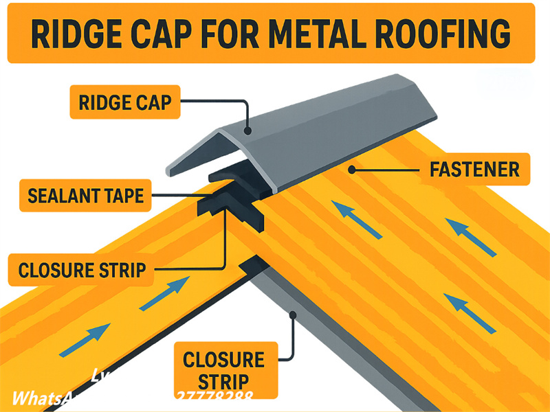 Roofing Ridge Cap Making Machine