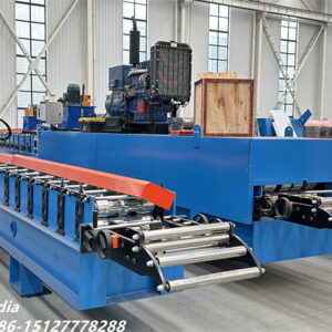 K Style Gutter07 Steel gutter profile roll forming machine for residential drainage systems