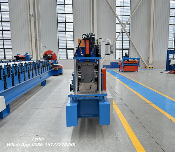 K Style Gutter10 PLC controlled metal gutter roll forming machine