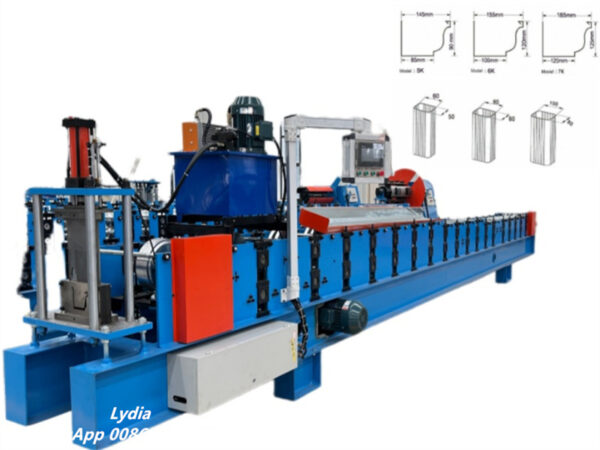K Style Gutter101 Automatic rain gutter making machine for galvanized steel gutters