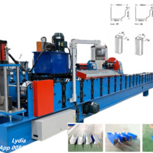 K Style Gutter102 Steel K-style gutter roll forming machine production line in factory