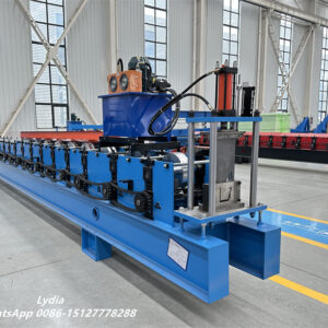 K Style Gutter11 PLC controlled metal gutter roll forming machine