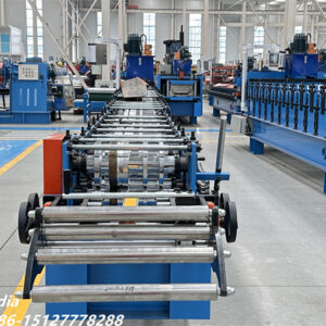 K Style Gutter12 K-style gutter roll former with hydraulic cutting system