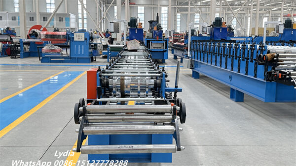 K Style Gutter12 K-style gutter roll former with hydraulic cutting system