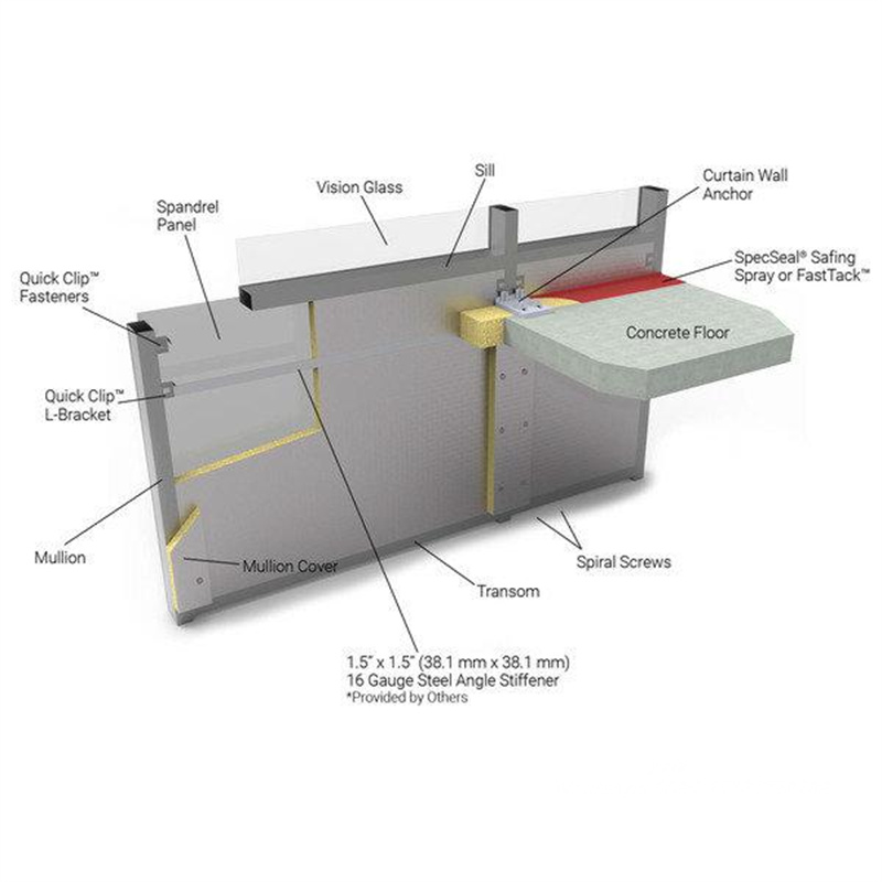 L angle profile used in suspended ceiling systems