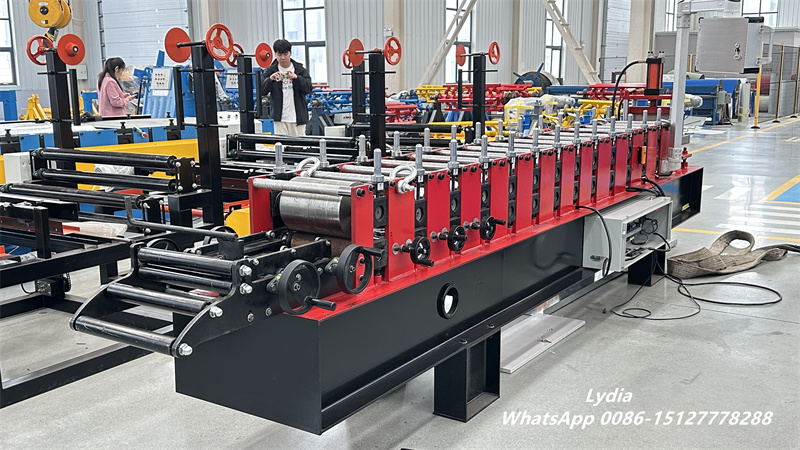Automatic L angle profile making machine with PLC control