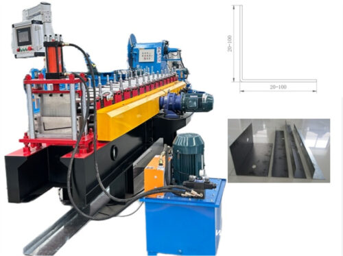 L angle profile used in suspended ceiling systems