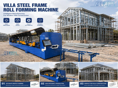 Light Gauge Steel01 Full Automatic Single Profile Light Gauge Steel Framing Machine