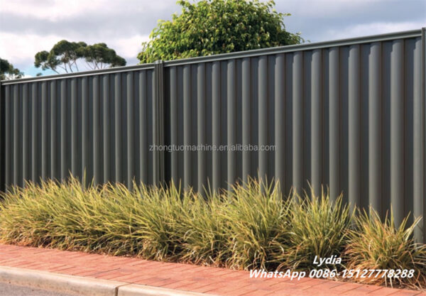 Metal fence Machine06 Australia Steel Boundary Fence Panel Machine