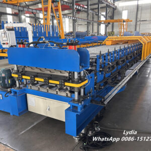 Metal fence Machine11 PLC Controlled Steel Fence Panel Forming Machine