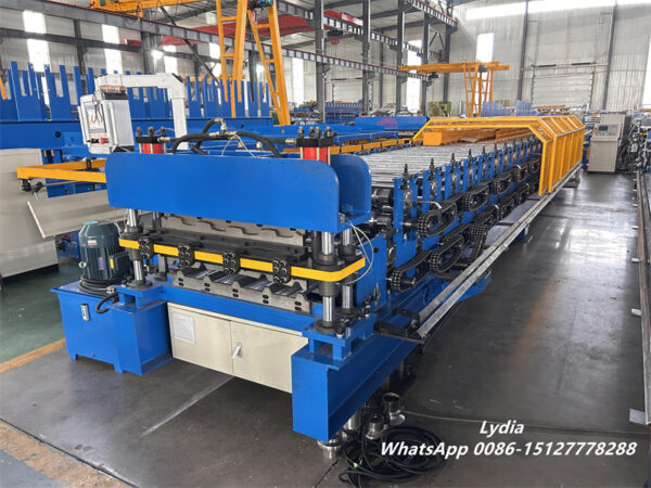 Metal fence Machine11 PLC Controlled Steel Fence Panel Forming Machine