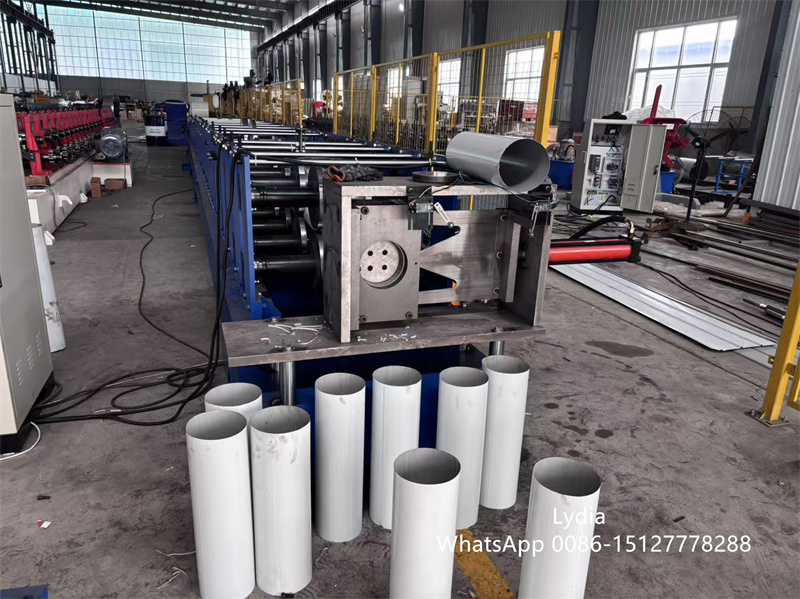 75mm Round Downspout Forming Machine for Residential Gutter Systems