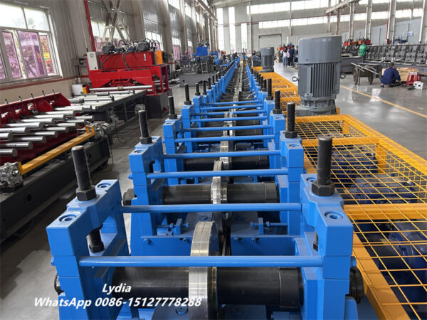 Solar Brackets Machin106 Finished solar panel mounting brackets produced by roll forming machine