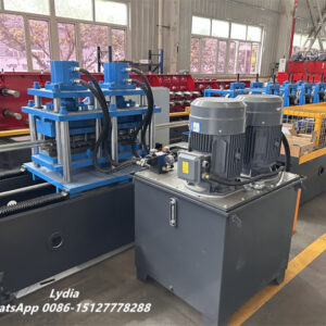Solar Brackets Machin109 PV solar mounting bracket roll forming machine with punching system