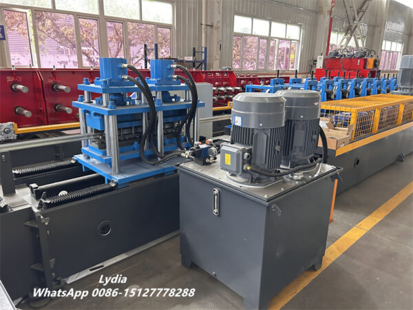 Solar Brackets Machin109 PV solar mounting bracket roll forming machine with punching system