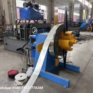 Solar Brackets Machin113 Hydraulic decoiler for solar bracket roll forming machine