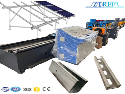 Solar Brackets Machine 1201 Solar Panel Mounting Bracket Roll Forming Machine production line