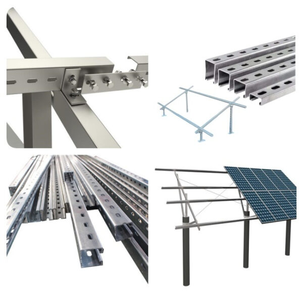 Solar Brackets Machine Solar Panel Mounting Bracket Roll Forming Machine production line