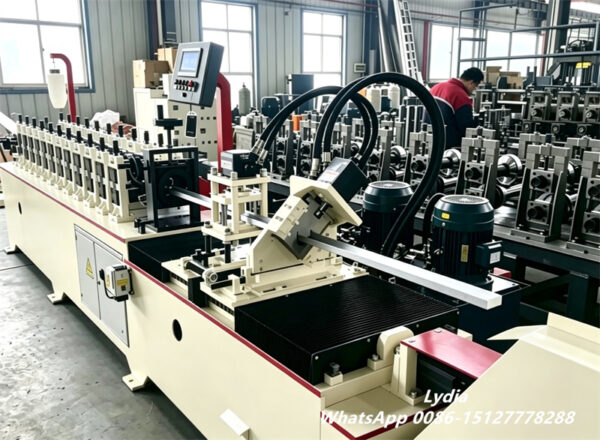 Screenshot Hydraulic decoiler for trailer plank production