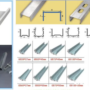 c stud light12 USA C Light Gauge Metal Stud and Track Roll Forming Machine producing C studs and U tracks for drywall partition systems