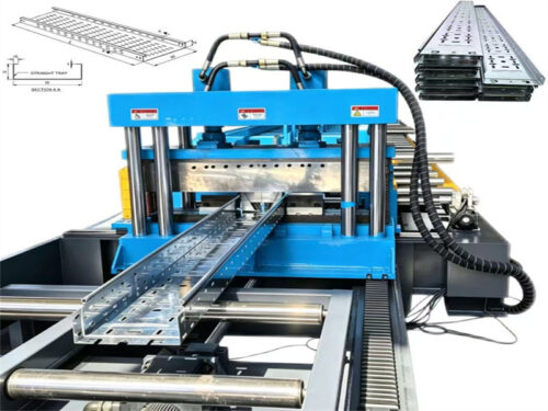 Cable Tray Roll Forming Machine for Automatic Production of Steel Cable Trays