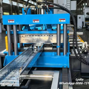 High-Speed Cable Tray Roll Forming Machine with Hydraulic Cutting System