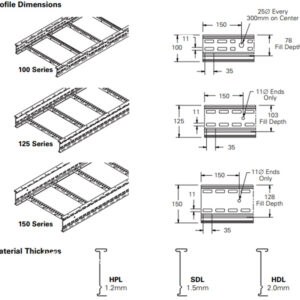 cable ladder rung05 Cable Tray Roll Forming Machine