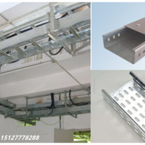 Automatic cable tray production line with hydraulic punching system