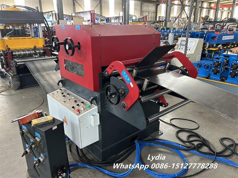 guardrail forming and punching machine