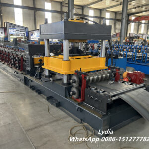 highway Guardrail02 guardrail forming and punching machine
