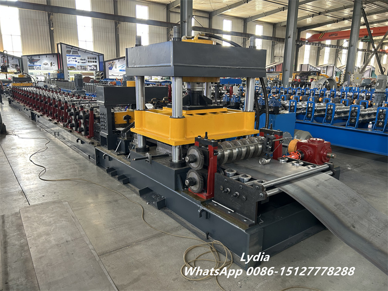 guardrail forming and punching machine