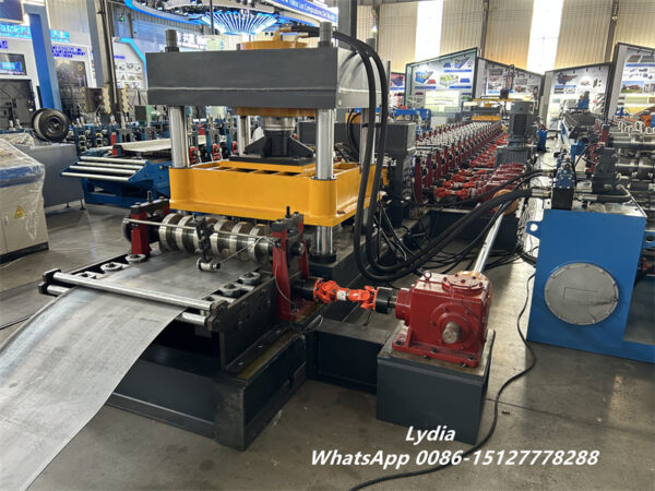 highway Guardrail03 guardrail forming and punching machine