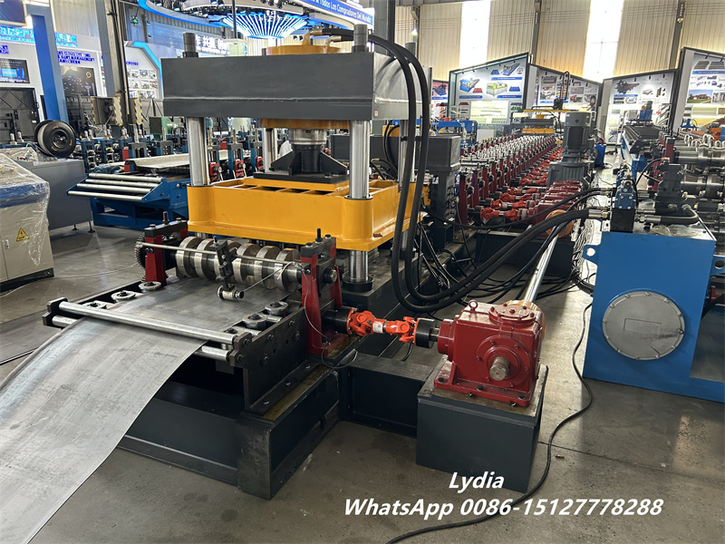 guardrail forming and punching machine