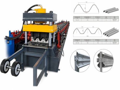 highway guardrail roll forming machine