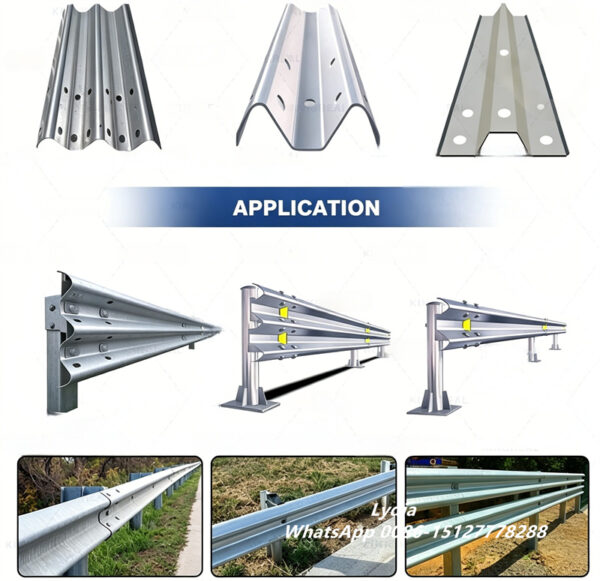 highway Guardrail13 automatic highway safety barrier machine