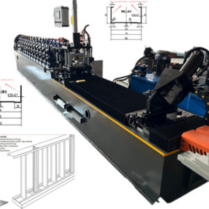 light stud 0101 Zhongtuo Light Gauge Steel Framing Machine Light Steel Keel Roll Forming Machine Metal Stud & Track Machine